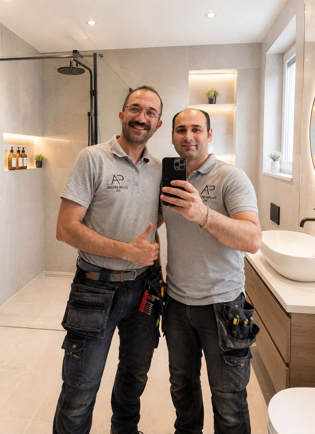 Amir en Ashkan van Bouw Aplus ZH